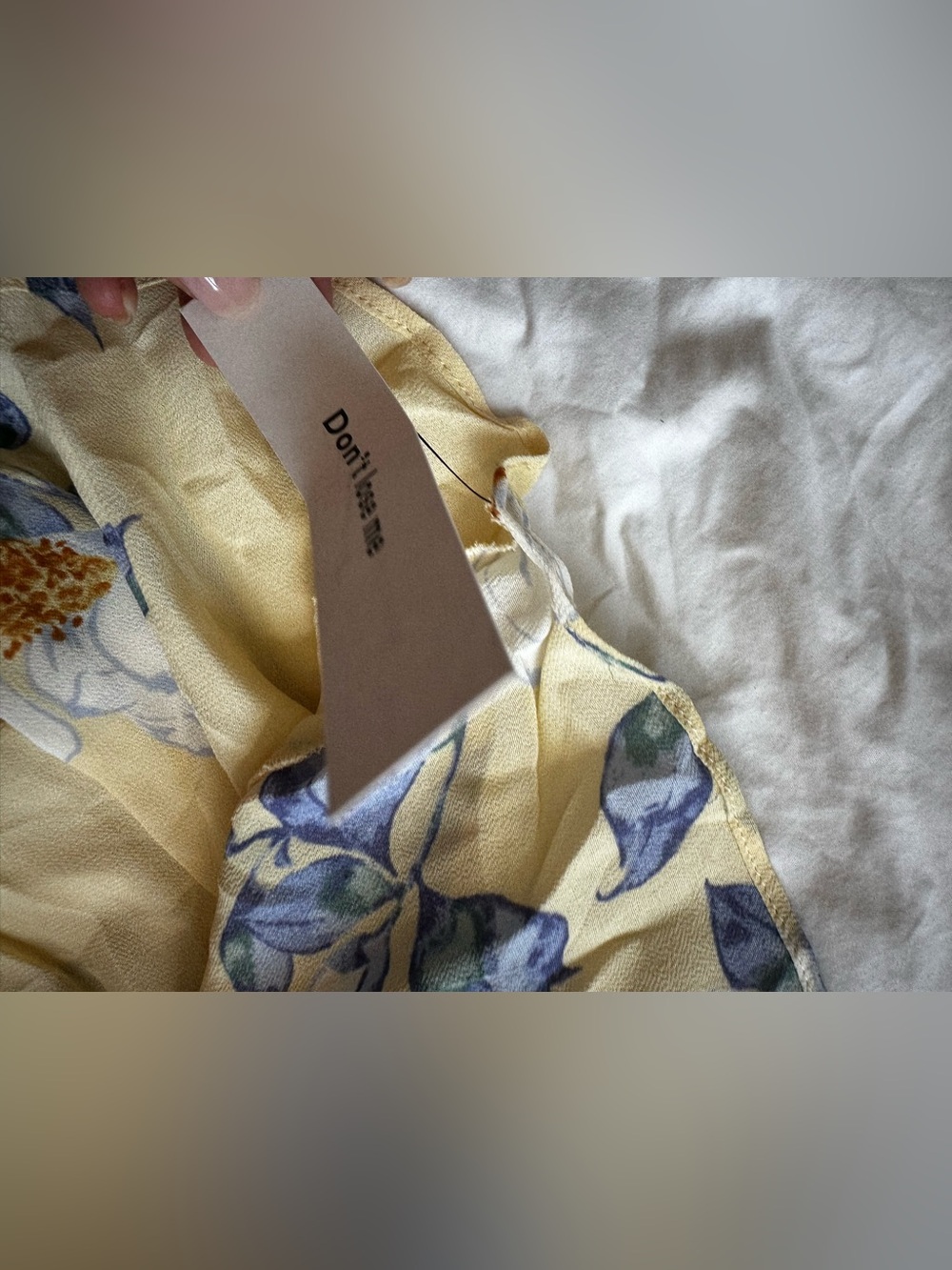 Reformation Romantic Floral Midi Dress Yellow Blue Sleeveless Viscose Size XS - Picture 13 of 14
